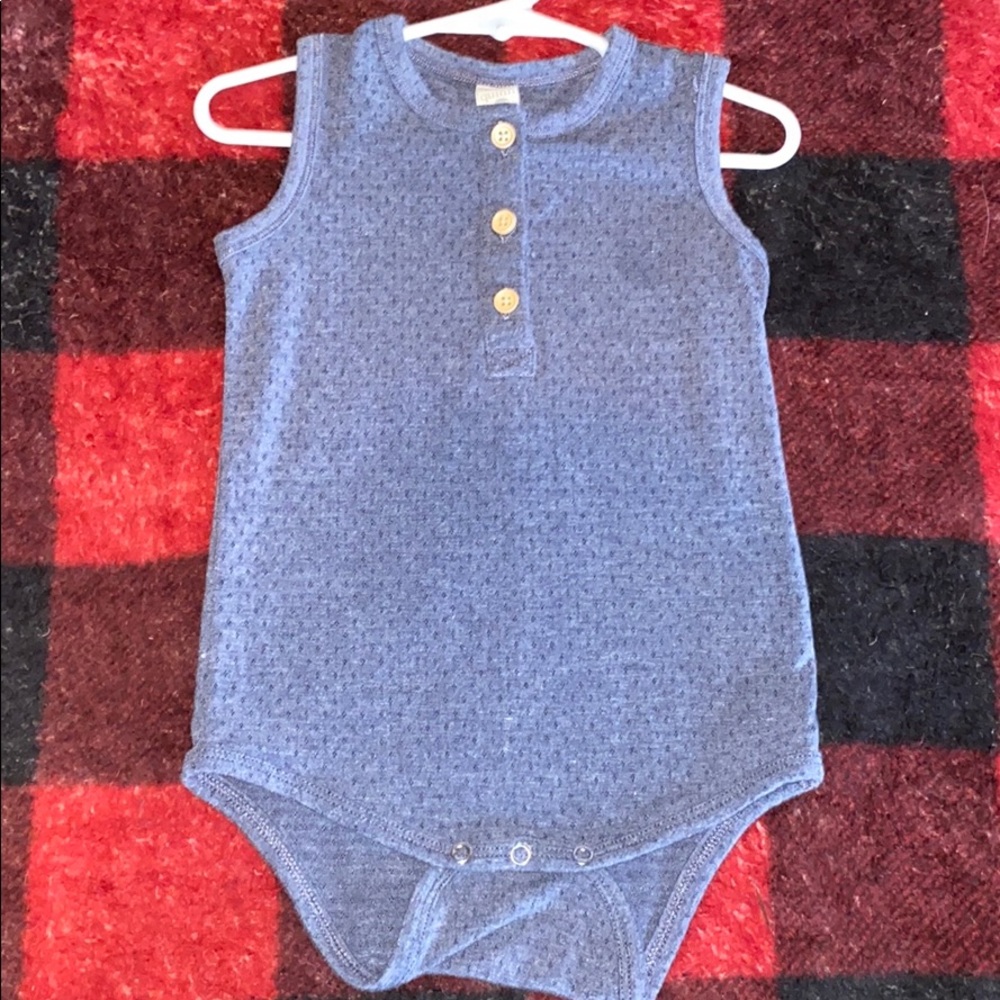 Henley tank bodysuit